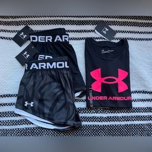 Under Armour lot. Girl’s Youth Medium. NWT.